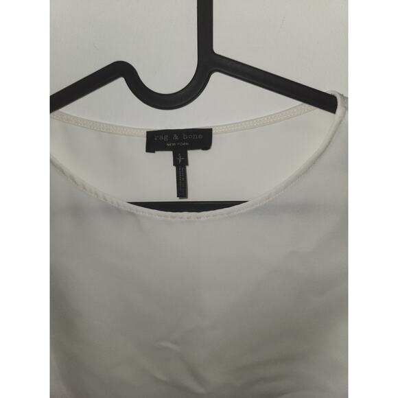 Rag & Bone Eliza white tie tunic top S - Picture 3 of 4